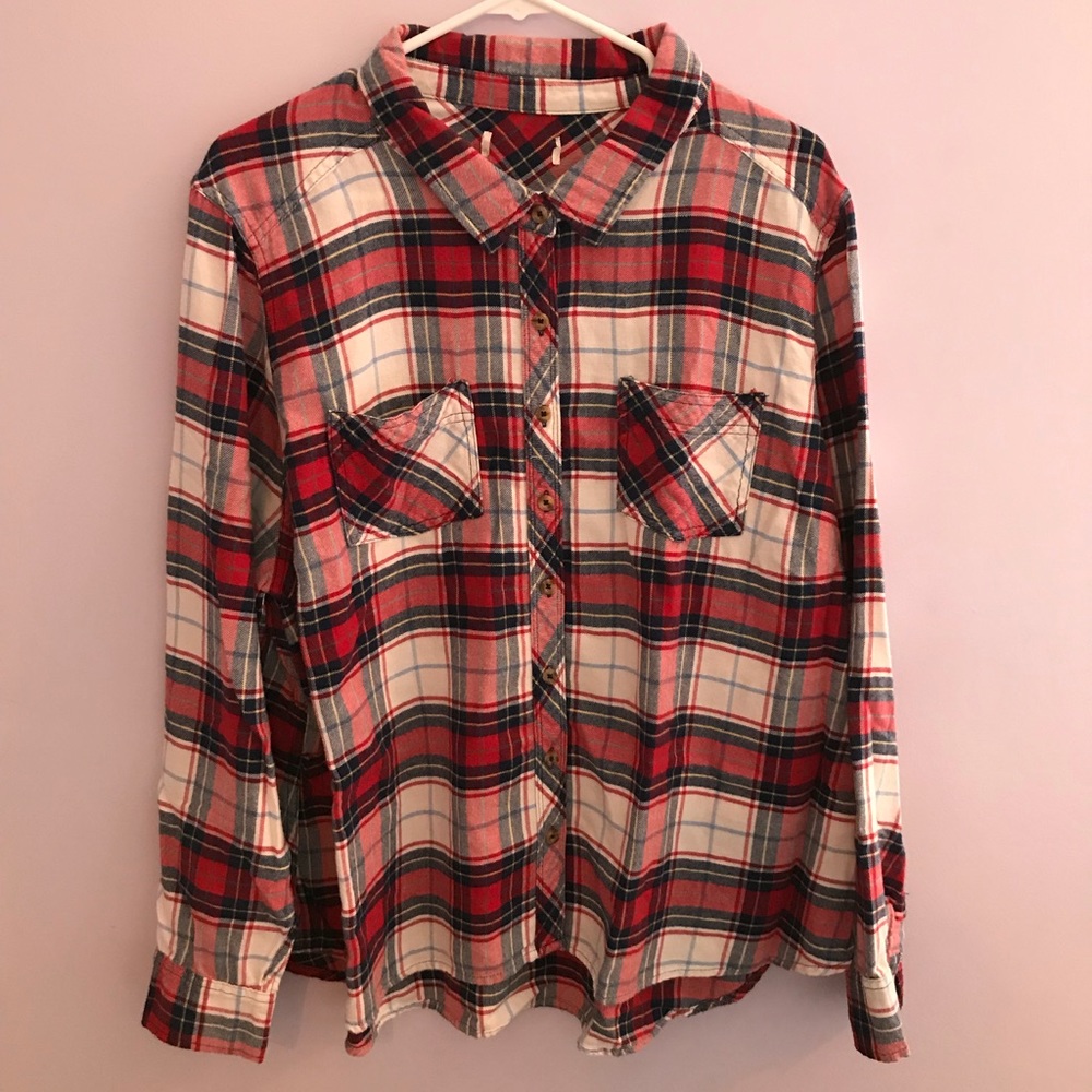 Forever 21 Plaid Button Down Shirt